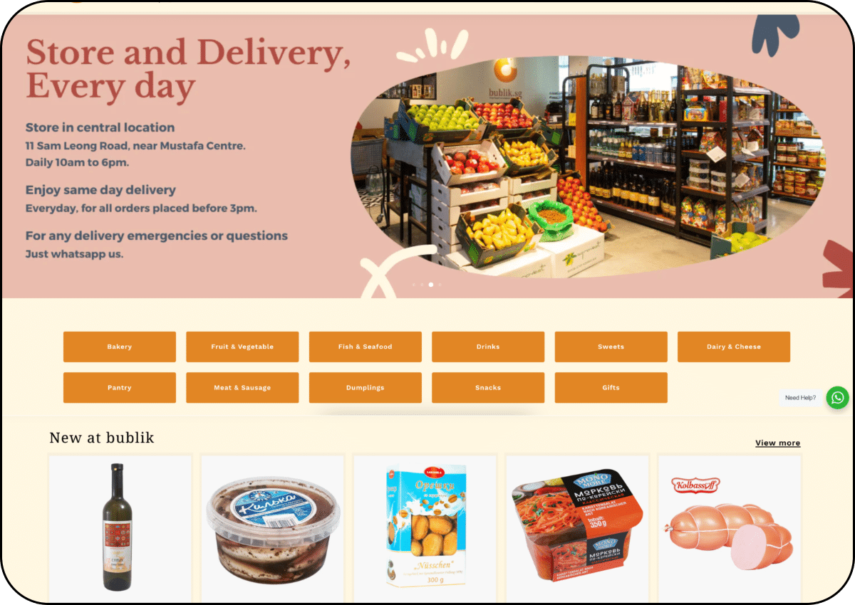 Пример интернет-магазина на платформе UT24eshop